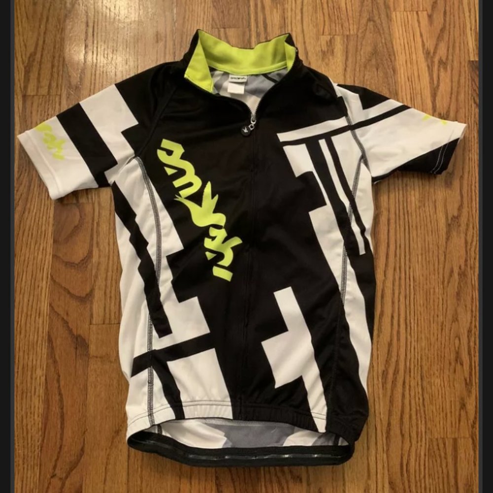 Smashfest Queen -  Block Black + White Cycling or Tri Jersey